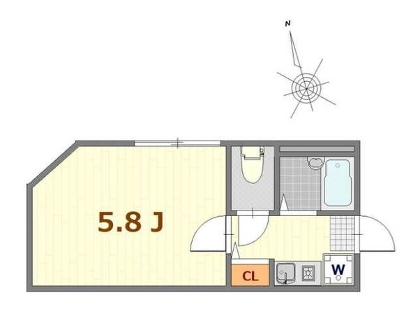Fontaine尾久の物件間取画像